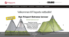 Desktop Screenshot of frisport.no